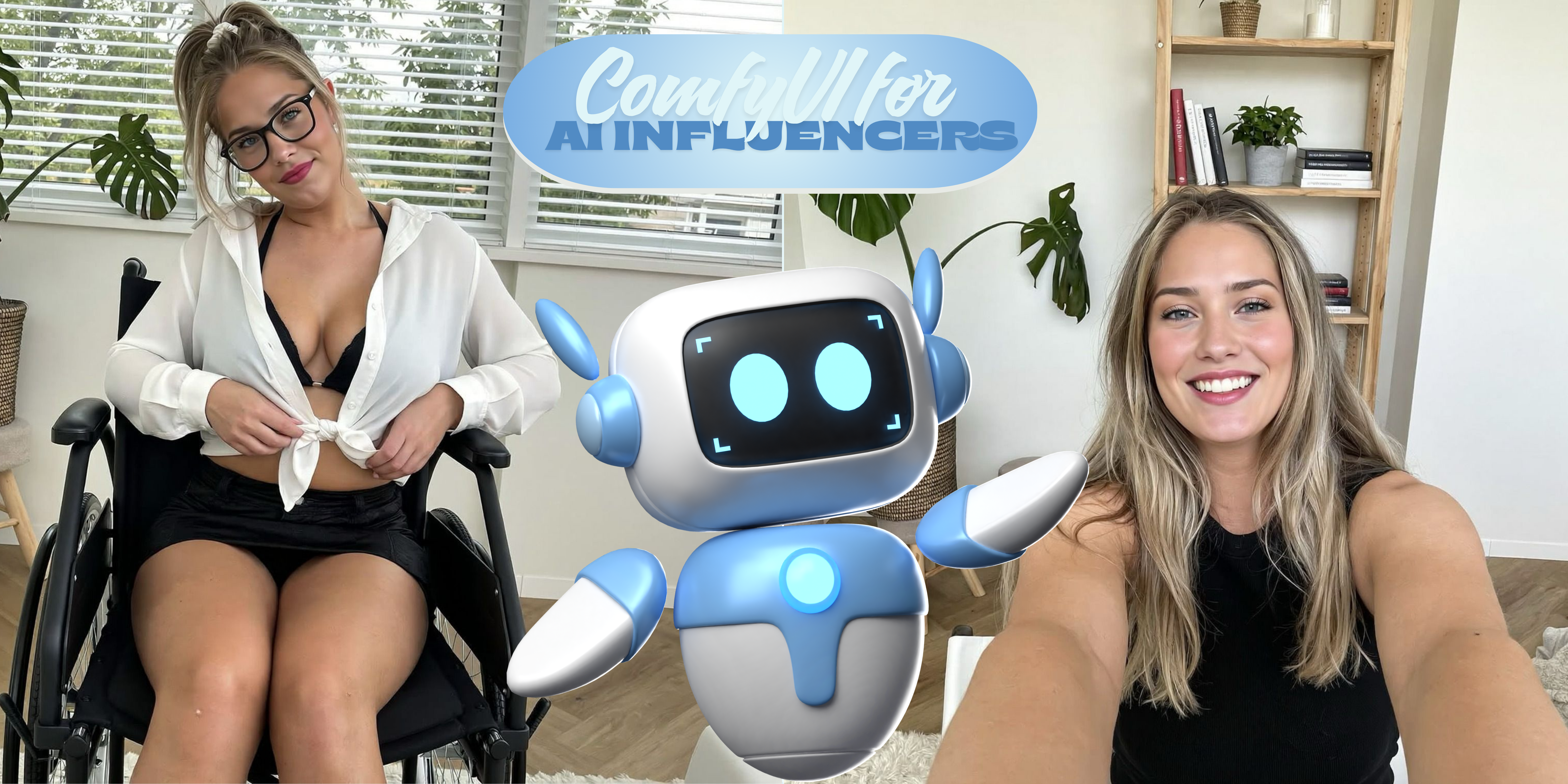 AI Influencers created with ComfyUI - Ultra-realistic AI generated models for content creators